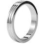 Stainless Steel Male Cock Ring Metal Penis Delay Ring Loop for Men 1.57inch