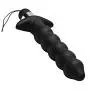 Master Series Wireless Vibrating Anal Beads with Remote, Black