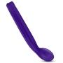 Sleek Multi Speed Curved Tip Vibrator - G Spot Stimulator - Waterproof - Sex Toy for Women - Sex Toy for Couples (Purple)