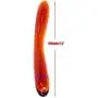 Eastern Delights Glass Dildos for Women,7.3 Inches Anal Butt Plugs for Couples, Brown