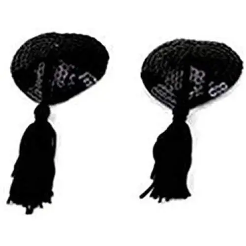 Demarkt Heart Pasties Sexy Women Lingerie Tassel Pasties Stickers Breast Bra Nipple Cover (Black) Demarkt Heart Pasties Sexy Women Lingerie Tassel Pasties Stickers Breast Bra Nipple Cover (Black)