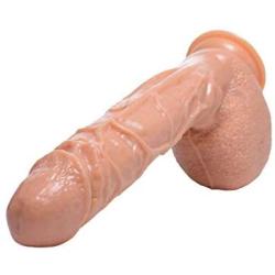 Sexflesh Bulging Buster Suction Cup Dildo, 11 Inch