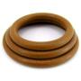 M2m Cock Ring - Nitrile - 3 Pc Set - Brown