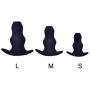YiFeng 3PCS Medical Silicone Hollow Anal Plug Butt Sex Toys, Masturbation for Men,for Women