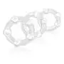 Blush Novelties Stay Hard Beaded Cockrings, Clear