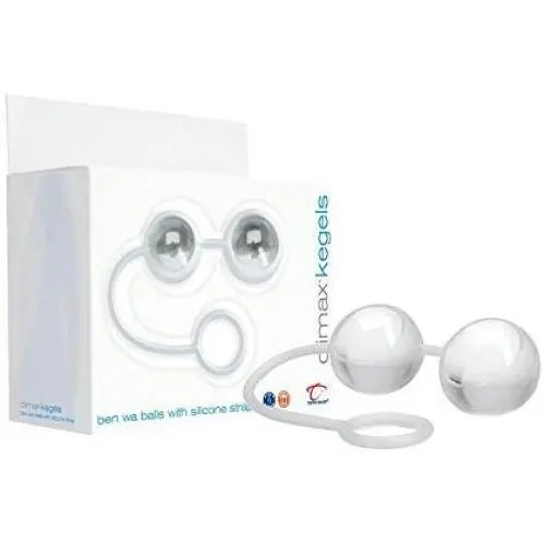 Climax Kegels Ben Wa Balls with Silicone Strap Climax Kegels Ben Wa Balls with Silicone Strap
