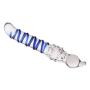 OEM New Top Sex Toys Crystal Glass Transparent G-spot Stimulate Stimulation Stimulator Penis Masturbation Stick Anal Plug Toys For Women And Men
