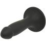 Doc Johnson Vac-U-Lock - Smooth - Silicone - 6.5 in. Long and 1.5 in. Wide - F-Machine, O-Ring Harness, and Vac-U-Lock Harness Compatible Silicone Dildo, Black