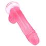 Huge Thick Body-Safe Ergonomic Design Stick for Women Color PVC Material(Pink)