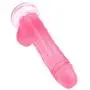 Huge Thick Body-Safe Ergonomic Design Stick for Women Color PVC Material(Pink) Huge Thick Body-Safe Ergonomic Design Stick for Women Color PVC Material(Pink)
