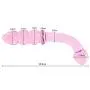 Double-Ended Glass Wand Textured Curved Huge Smooth Medical-Grade Crystal Stick for Women Men Female Beginners Double-Ended Glass Wand Textured Curved Huge Smooth Medical-Grade Crystal Stick for Women Men Female Beginners