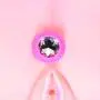 Big & Pretty Anal Sex Butt Plug - Silicone Toy - Clear Jewel - Small Large
