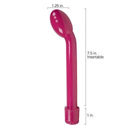 G-Spot Vibrator - Multi-Speed Waterproof Vibe - Curved Tip and Slender Shaft - Vibrating Sex Toy for Women