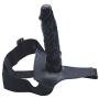 Huge Size Péggîng Stráp ôn G SpõT Realistic ?-?-?-?`Õ Lifelike Massager Only Sold by CFKTY (Black)