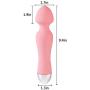 LESIGE Personal Wand Massager, G Spot Vibrator Waterproof Dildo Clitoral Anal Stimulator with Strong Vibrating & Heating Function, USB Rechargeable Cordless Massager Stick Sex Toy for Women Men