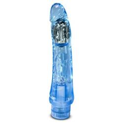 9" Soft Realistic Long Vibrating Dildo - Multi Speed Flexible Vibrator - Waterproof - Sex Toy for Women - Sex Toy for Adults  (Blue)