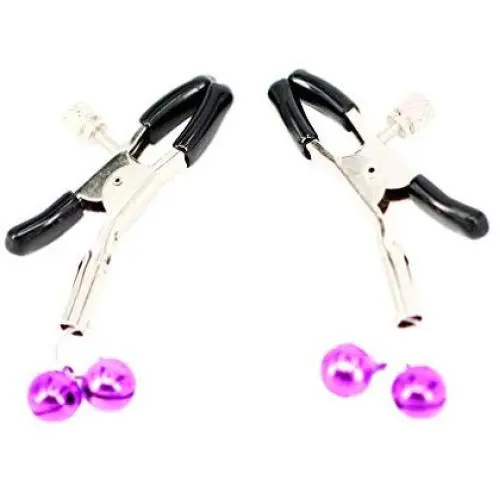 Eastern Delights Elite SM Screw Breast Nipple Clamps Vice(Purple Bell)