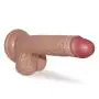 Lfcmf Soft Díllo Realistic -ĎîLdɔ Suction Cup Base for Hands Free Options (Color : Brown)