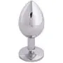 AKStore Jeweled Beginners Butt Plug Deluxe Stainless Steel Fetish Plug Anal Butt Jewelry Good Valentine S / Birthday Gift(Pink)