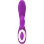 Pure Love G-Spot Silicone Rabbit Vibrator Purple, Rechargeable Clitoris Stimulator, Water-Resistant and Multi Function, Adult Sex Toy, Dual Stimulation