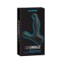 Doc Johnson OptiMALE™ - Rimming P-Massager - Rechargeable Silicone Prostate Massager - Perineum & Shaft Feature 10 Vibration Functions, Spinning Beads Provide Rimming Sensation - Black