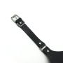 Scarlet Kitten Inflatable Dildo Gag Leather and Silicone for Women Men, Black