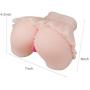 FST 3D Realistic Pussy Ass Male Masturbator Lifelike Vagina Anus Love Doll for Men Masturbation with 2 Holes