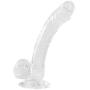 Wushuangyu Realistic Dîldɔ with Suction Cup Ultra Soft for Women Men Couples - Vibrant Toy (Color : Clear)
