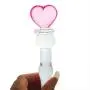 NewMaxer Pink Heart Crystal Glass Pleasure Wand Dildo Penis NewMaxer Pink Heart Crystal Glass Pleasure Wand Dildo Penis