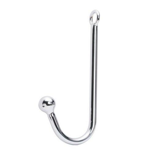 Miss Darcy New Arrival Steel Anal Hook Fetish Bondage Hook Sex Toys Steel Anal Rope Hook Bondage with Solid Anal Ball Sex Games Unisex Fetish Toy For Lovers