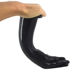 Wushuangyu 11.81 INCH Huge Long Handsfree Female Personal Massager Lifelike Big Monster Massage Wand, Vibrant Toy (Color : Black)