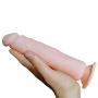 9 Inches Flexible Realistic Harnessable with Suction Cup Bendable for Women Dildo with Flared Suction Cup Base for Hands-Free Play, Adult Toy for Man and Women