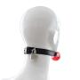 Romi Red Mouth Ball Gag Harness Mouth Restraints Adult Products with Lock Romi Red Mouth Ball Gag Harness Mouth Restraints Adult Products with Lock