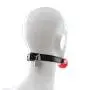 Romi Red Mouth Ball Gag Harness Mouth Restraints Adult Products with Lock