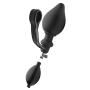 Master Series Exxpander Inflatable Plug with Cock Ring and Removable Pump