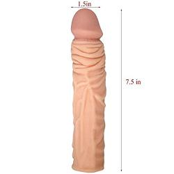 Silicone penile Condom Expander expands Male Chastity Toys Lengthen Cock Sleeves e32314