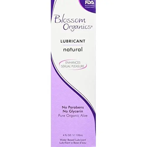 Blossom Organics Natural Moisturizing Lubricant, 4 Fluid Ounce Blossom Organics Natural Moisturizing Lubricant, 4 Fluid Ounce