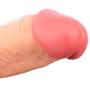 Vibrating 2" Penis Extension Sleeve For Men Realistic Texture and Vibrating Bullet for Clit Stimulation