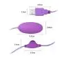 Mini Bullet Víbrǎtǒr Speed Adjustable USB Vibromasseur Powerful Víbrǎting Egg ClïTöris Stǐmulator Toys for Women