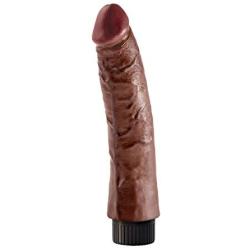 Pipedream Products King Cock 7 Inch Vibrating Cock, Brown