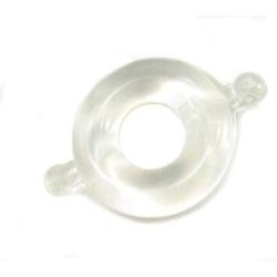 M2m Cock Ring, Elastomer, Medium, Clear