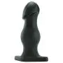 Doc Johnson Titanmen - The Rumpy - 6.5 Inch Durable Anal Plug with 6.9 Inch Girth and Phallic Tip - Flared Safety Base - Matte Finish - Butt Plug - Black