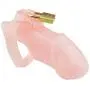 Mens Virginity Lock Belt Plastic Chasti-ty Device Cage Male Briefs Enhancer Thong (Pink) Mens Virginity Lock Belt Plastic Chasti-ty Device Cage Male Briefs Enhancer Thong (Pink)