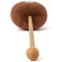 LINE FRIENDS Muscle Massage Stick - Brown Character Massager for Back Shoulder Neck Pain Therapy