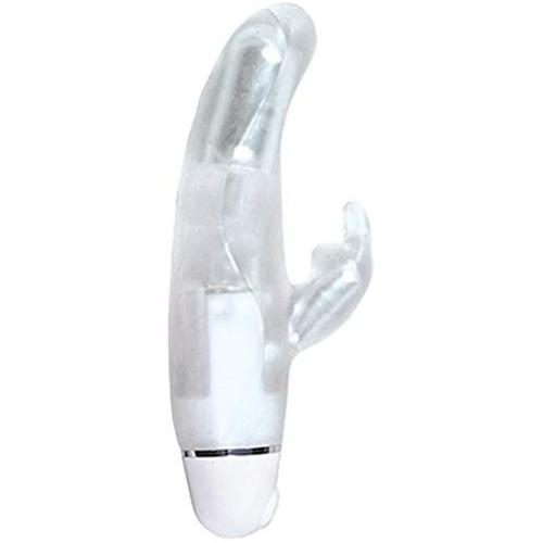 Nasswalk G Spot Rabbit Dual Vibe Waterproof, White, 6.2 Inch
