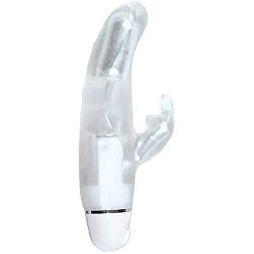 Nasswalk G Spot Rabbit Dual Vibe Waterproof, White, 6.2 Inch