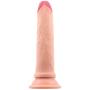 Realistic Silicone Dildo - Dual Layer to Feel Like a Real Penis - Flexible Suction Cup Base