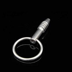 LLFX Stainless Steel Metal Urethràl Urethral Tube Mens Relaxation Toy with Ring Backpack