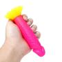 Lfcmf Skin Friendly Life Size Liquid Silicone Dîldɔ Soft and Safe with Suction Cup for Bedroom Play (Color : Red)