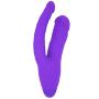 Silicone Double Penetrator Realistic Vibrating Dildo for Anal and Vaginal Penetration Powerful Vibrations Adult Sex Toy Vibrator